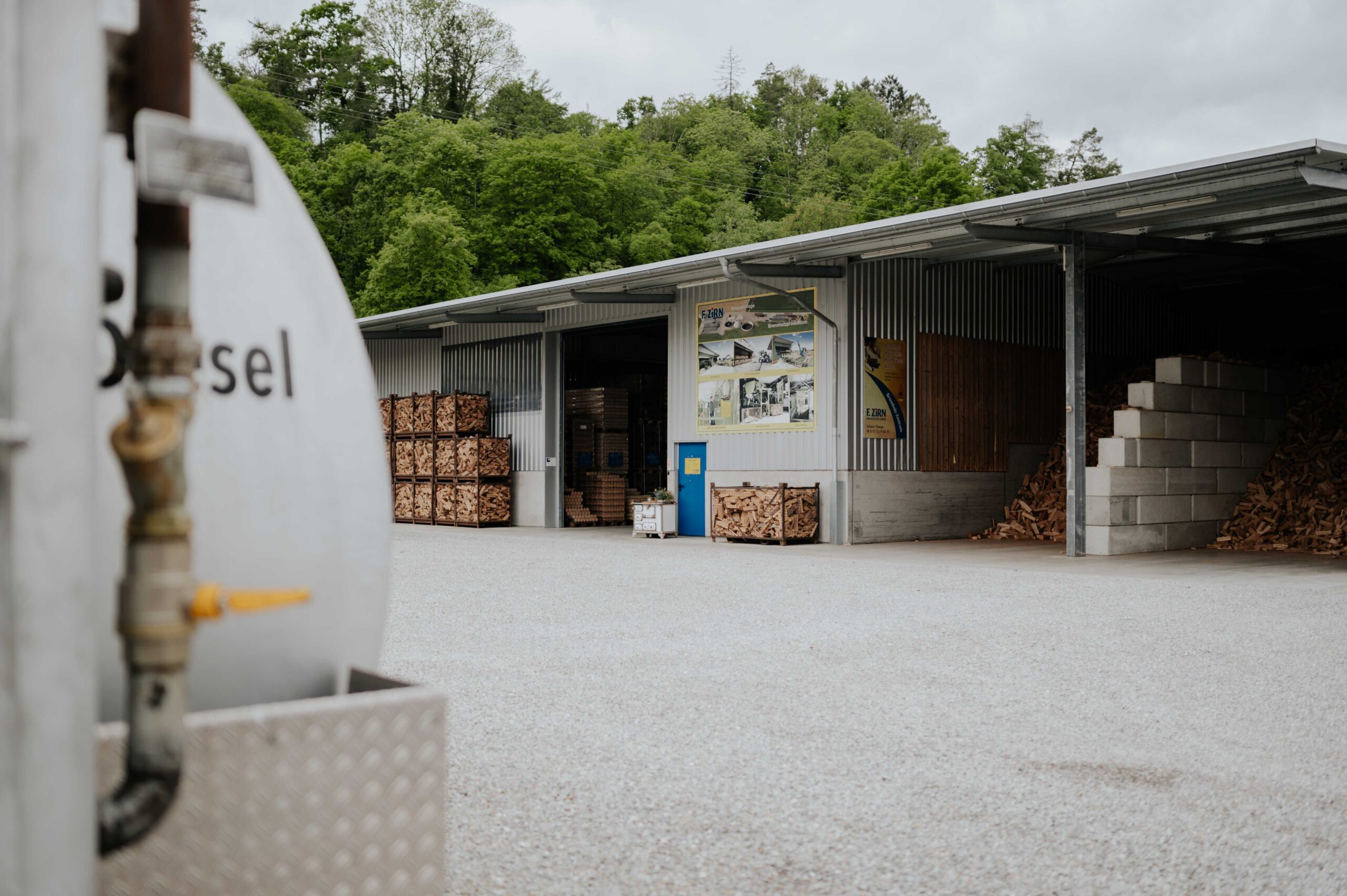 Abholmarkt von Zirn Brennstoffe in Scheer