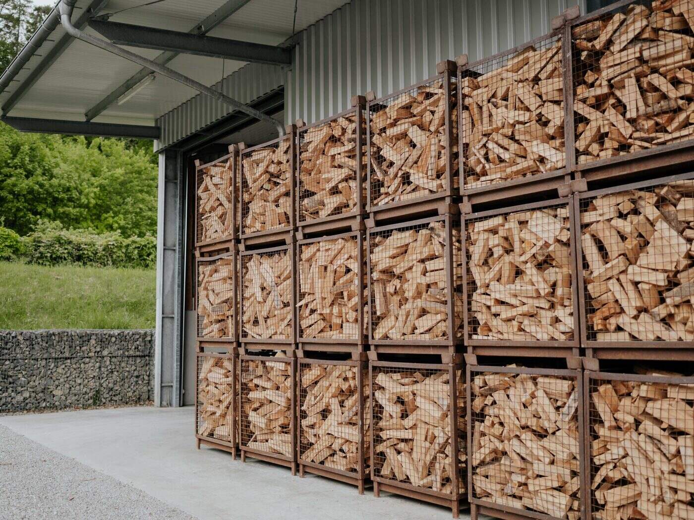 Fertiges Brennholz